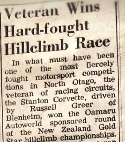 Clipping: Veteran wins hard-fought hillclimb race