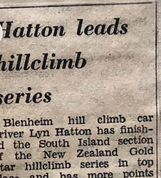 Clipping: Hatton leads hillclimb series